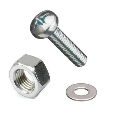 M4x12 YSB Vida Somun ve Pul Seti - 10'lu Paket