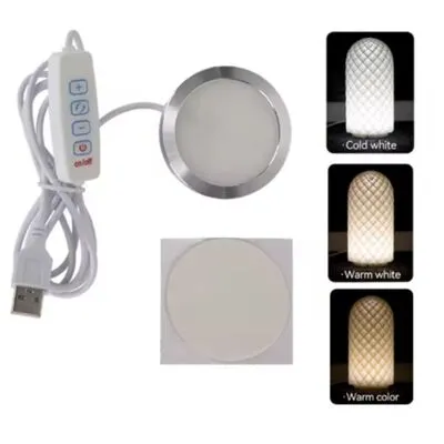 3D Baskı Modeli 5V USB LED Lamba Kiti - Parlaklık Ayarlanabilir