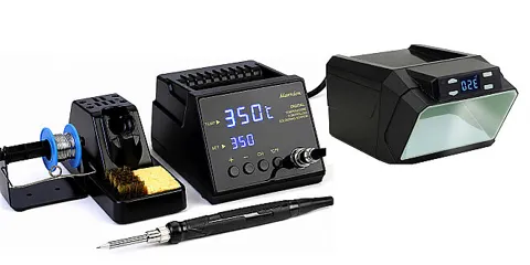 ZD-8962C Isı Ayarlı Lehimleme İstasyonu ve ZD-602 Duman Emici Seti