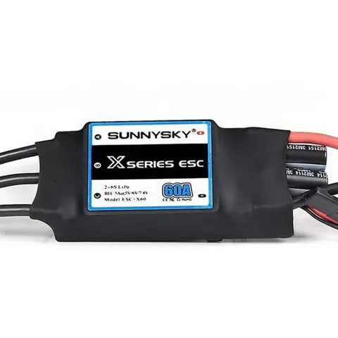SunnySky X serisi ESC 60A 2-6S LiPO ESC Bec  5V/6V/7.4V @ 5A X60A
