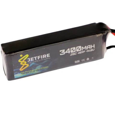 14.8V 3400mAh 25C Lipo Batarya 4S Pil