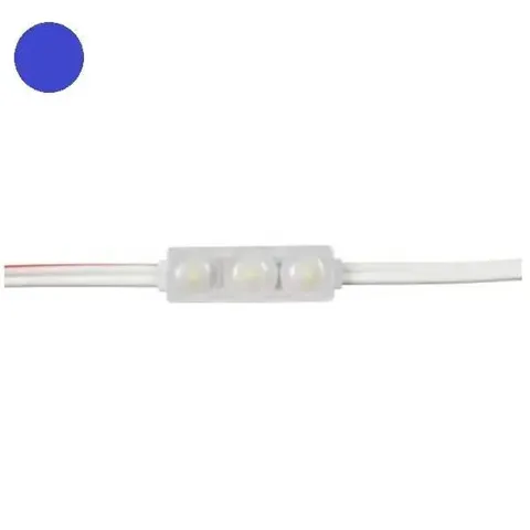 2835 Mercekli 1.5W Modül Led 40x10mm - Mavi