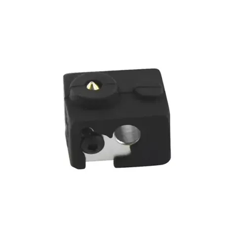 Alüminyum Isıtıcı Blok Silikon Kılıfı E3DV6 - 20x16x12mm - Siyah