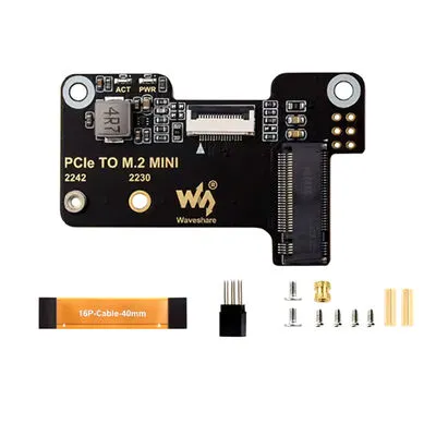 Raspberry Pi5 PCIe M.2 Mini Board