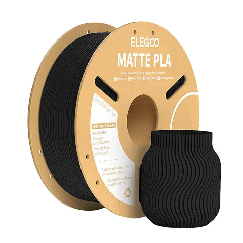 ELEGOO PLA Matte Siyah Filament 1.75mm 1000gr