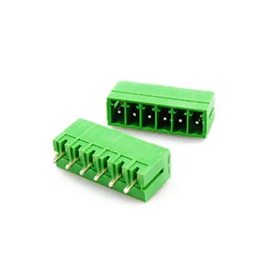 6 Pin 3.81mm 180° Erkek Geçmeli Yeşil Klemens