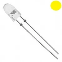 5mm Şeffaf LED - Sarı
