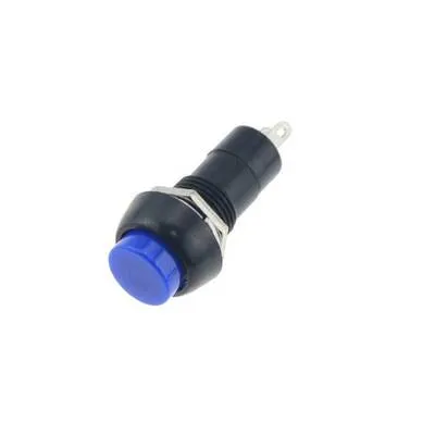 PBS-11A Kalıcı Push Buton - Anahtar - 12mm - Mavi