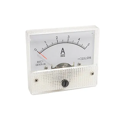 85C1 DC 0-5A Analog Panel Tip Ampermetre