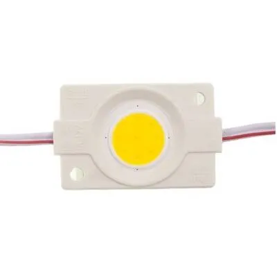 Tekli Su Gerçimez Cob Led Modülü - Beyaz 12V 2.4W