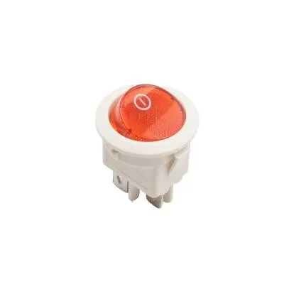 RS601 Yaylı 3-Pin ON-OFF Anahtar - Beyaz