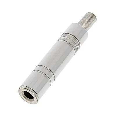 6.3mm Stereo Metal Jak - Dişi