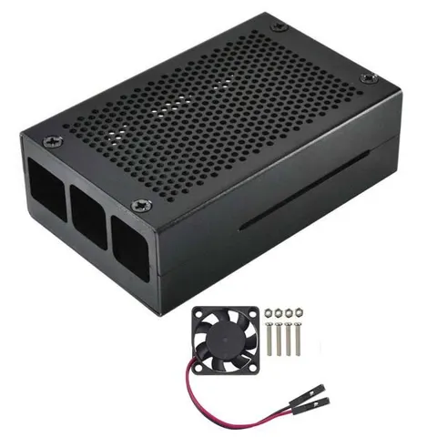 Raspberry Pi 4 Alüminyum Muhafaza Kutusu