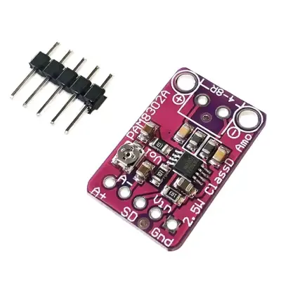 PAM8302 D Class Amfi Amplifikatör Odyo Güç Kartı