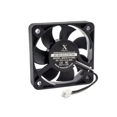 50x50x10mm 12V 0.05A Fan 2 Kablolu