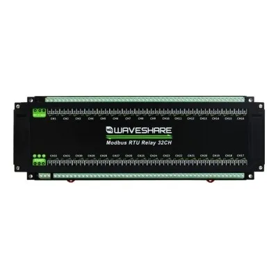 32 Kanallı Modbus RTU Ethernet Röle Modülü -  RS485 Arayüzü