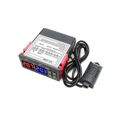 STC-3028 AC110-220V LCD Ekranlı Nem Sıcaklık Kontrol Modülü