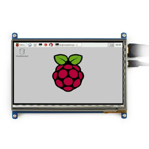 WaveShare 7 Inch HDMI Kapasitif Dokunmatik LCD Ekran - 800x480 (B)