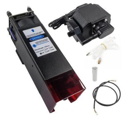 40W 450nm Yakıcı CNC Lazeri - AP-10 12L/min Hava Pompalı
