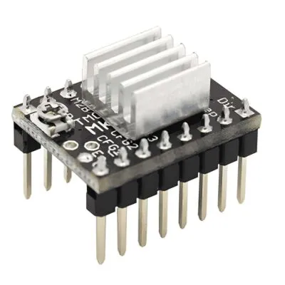 MKS TMC2100 Step Motor Sürücü Kartı ve Heatsink