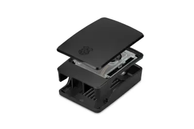 Raspberry Pi 5 Lisanslı Muhafaza Kutusu (Siyah-Gri)