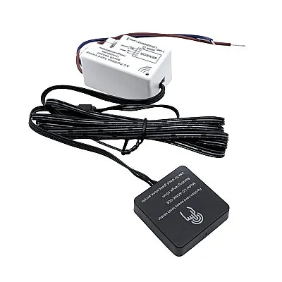 LD-ACMK-008 AC 220V Gizli Montajlı Dokunmatik Dolap Aydınlatma Sensörü - Siyah