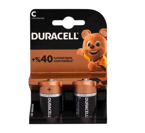 Duracell C Orta Pil 2'li