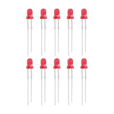 3mm Kırmızı Led Paketi - 10 Adet