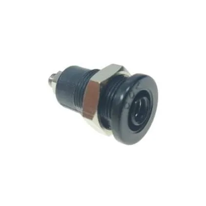 4mm Güvenli Tip Bourn Jack - Siyah