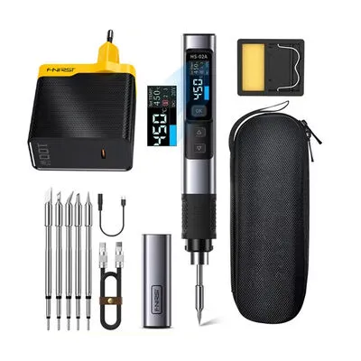 FNIRSI HS-02A 100W Akıllı Kalem Havya Mega Set