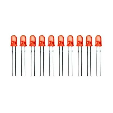 5mm Kırmızı Led - 10 Adet