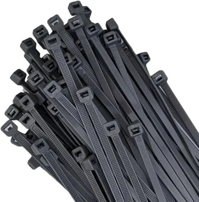 4.8x200mm Plastik Kelepçe - Siyah (100 Adet)