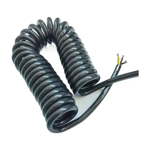 3 Damarlı Yaylı Spiral Kablo 3.7m 18AWG