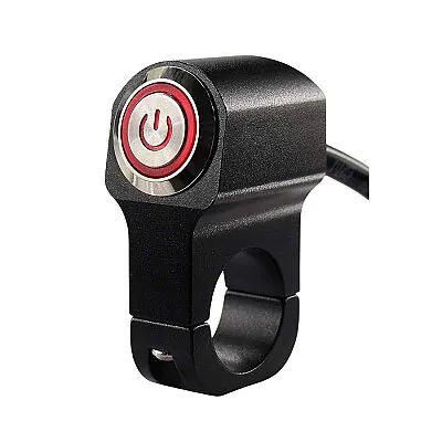 22mm Su Geçirmez Motosiklet Gidon Anahtarı 12V 10A