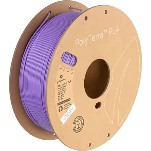 Polymaker PolyTerra Matte PLA Filament Lavanta Mor