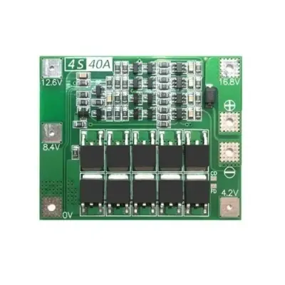 4S 40A BMS Lityum Batarya Koruma Kartı || Li-ion (18650) ve Li-Po Pil için)