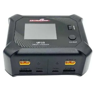 UP10 Dual 1-6S LiPo - LiHV Balanslı LCD Ekranlı Pil Şarj Cihazı (Smart Charger)