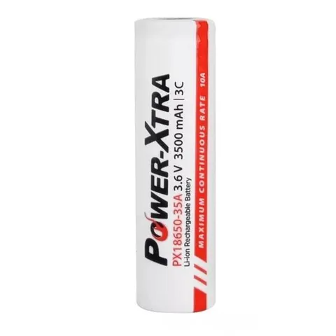 Power-Xtra PX18650-35A - 3.7V 3500 mAh Li-ion Şarjlı Pil - 3C -10A