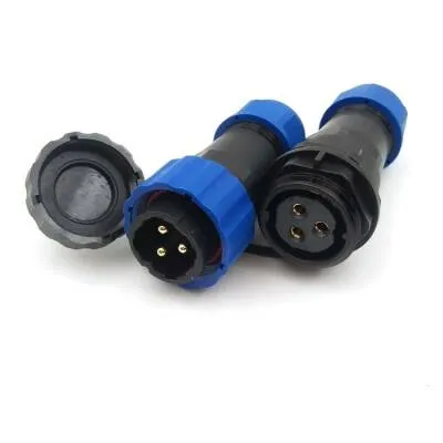 SD20 3 Pin 20mm Su Geçirmez Konnektör Takımı
