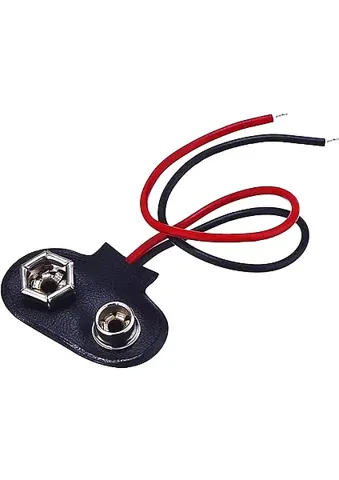 9V Pil Bağlantı Klipsi (T Type)