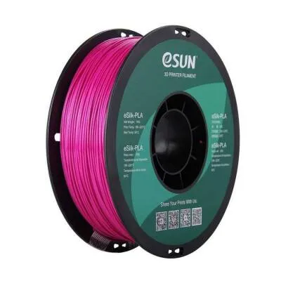 Esun eSilk 1.75mm Parlak Yüzeyli Menekşe Moru Filament - Violet