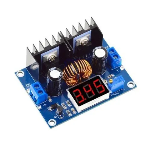 XL4016 Voltmetreli Ayarlanabilir Voltaj Regülatörü  8A Step Down Düsürücü