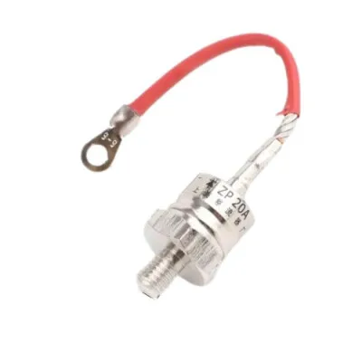 ZP20A 20A 1600V Kablolu Metal Vidalı Diyot - Anot