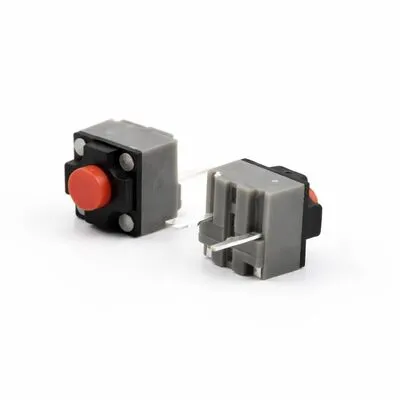 6x6x7.3mm Push-Tact Buton - 2 Pin- Kırmızı