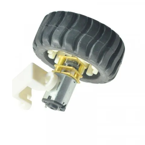 N20 Motor ve Tekerlek Seti 6V 150 RPM