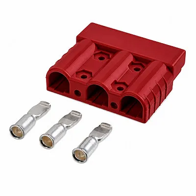 3-Pin 175A 600V Anderson Power Akü Soketi - Kırmızı