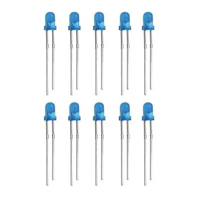 3mm Mavi Led Paketi - 10 Adet