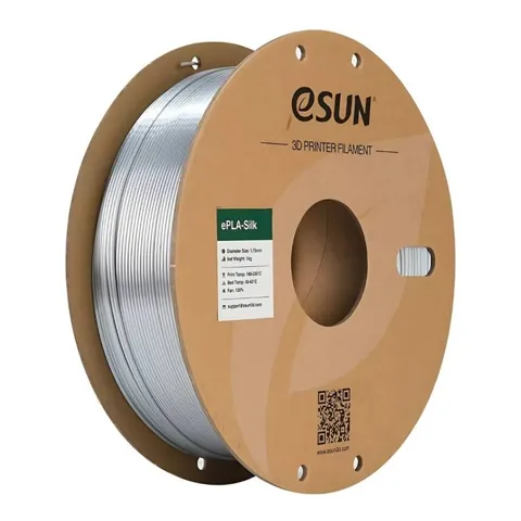 Esun ePLA-Silk Metalik Gümüş Filament 1.75mm 1000gr