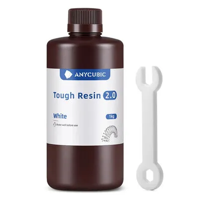 Anycubic Tough Reçine 2.0 - Beyaz - 1 Kg - SRX2WH