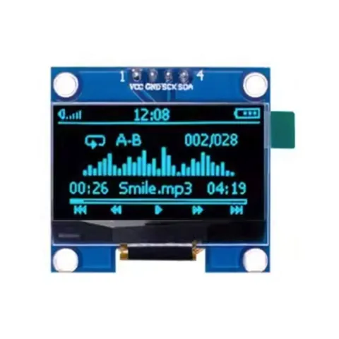 1.3 İnç 128x64 OLED I2C Mavi